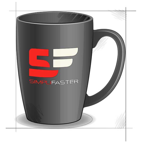 SimpliFaster Coffee Mug Product Illustration