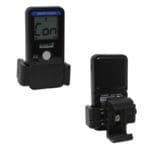 Two Pocket Radar Smart Coach App System Bundles are shown: one displays Con on the screen, and the other is viewed from the back, highlighting its adjustable mount.