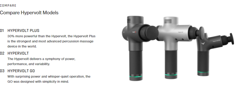 Hyperice Hypervolt Go Compact Massage Gun | SimpliFaster