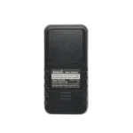 The Pocket Radar Ball Coach Radar is a handheld black electronic device featuring a large screen area and labeled buttons, designed for measuring speed, making it ideal for sports or coaching.
