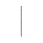 A sleek, vertical Exxentric Beam for kPulley with evenly spaced holes is positioned against a plain white background. The shiny cylindrical metal pipe suggests it might serve construction or support purposes.