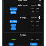 The Dashr Biostation tablet shows a biometrics app for user Chase Pfeifer, displaying wingspan, height, and weight. Options to save or clear data appear, alongside hold to reset buttons for each measurement.