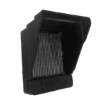 The Dashr Standard Kit 5-Gate System includes a black plastic corner wall mount bracket with an angled, ridged surface and Dashr engraved on the lower edge, designed for mounting purposes.