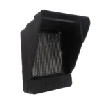 The Dashr Standard Kit 5-Gate System includes a black plastic corner wall mount bracket with an angled, ridged surface and Dashr engraved on the lower edge, designed for mounting purposes.