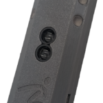 The Dashr Silver 2-Gate System is a black, rectangular electronic device with two circular USB ports, three small edge buttons, and a silhouette of a running figure embossed on the front.