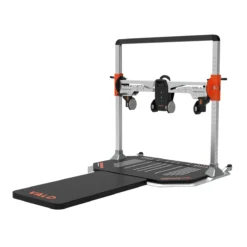 The VALD ForceFrame is a strength testing device featuring adjustable arms, digital sensors, and a flat platform for accurately measuring and analyzing physical performance.