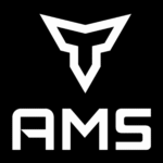 A stylized white logo resembling an abstract bird or arrowhead sits above the bold capital letters “TeamBuildr Strength” on a black background.