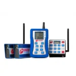 The Brower TCi Timing System includes a handheld digital timer with buttons, two rectangular sensor units, and a numeric keypad device, all featuring antennas and branded with the Brower logo.
