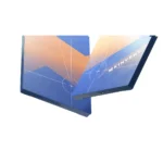 Two KINVENT K-Deltas Portable Force Plates with blue and orange geometric designs, featuring the KINVEST brand name on one.