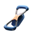 The KINVENT K-Push is a modern, hourglass-shaped device with blue handles, a sleek black frame, and a copper-colored center featuring the Skwheel logo, displayed on a white background.