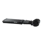 A folded black Sportreact Neo Kit | X3 tripod with a hexagonal mounting platform at the top and "sportreact" branding on one leg.