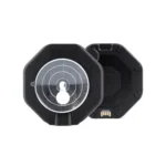 The Sportreact Neo Kit | X3 features a pair of black, octagonal electronic devices with circular target patterns on the front and USB connectors on the back, shown against a white background.