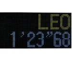 Front Panel of Freelap LED Display.