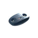 A blue, oval-shaped electronic device labeled “KINVENT K-Pull,” featuring two circular openings and a small switch, is shown on a white background.
