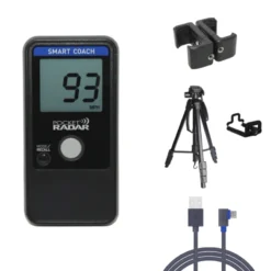 Pocket Radar Smart Coach App System Bundle with Universal Mount and Right-Angle USB Cable